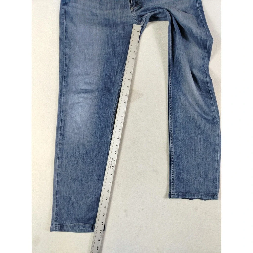 Paige Lennox Jeans Mens 36 Blue Medium Wash Slim Tapered Stretch Denim Casual